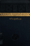 Book preview: A fearful responsibility : and other stories by William Dean Howells