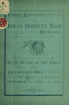 Book preview: First reunion of Iowa's Hornet's Nest Brigade. 2d, 7th, 8th, 12th, and 14th infantry by Iowa Hornets' Nest Brigade Association