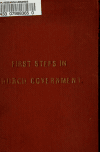 Book preview: First steps in church government; what church government is and what is does. A book for young members of the lesser priesthood by Joseph Brigham Keeler