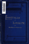 Book preview: Footfalls of loyalty by Mary W Westcott