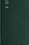 Book preview: A genealogical record of the descendants of Leonard Headley, of Elizabethtowm, N.J.; by Abraham James Fretz