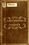 Book preview: Genealogical register of the name and family of Herrick, from the settlement of Henerie Herricke in Salem Massachusetts, 1629-1846; with a concise by Jedediah Herrick