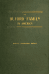 Book preview: A genealogy of the Buford family in America, with records of a number of allied families by Marcus Bainbridge Buford