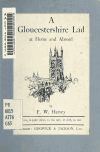 Book preview: A Gloucestershire lad at home and abroad by F. W Harvey