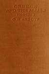 Book preview: Greece and the allies, 1914-1922 by G. F. (George Frederick) Abbott
