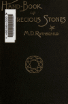 Book preview: A hand-book of precious stones by Meyer D Rothschild