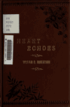 Book preview: Heart echoes by William Davidson Robertson