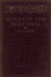 Book preview: Goethes Hermann und Dorothea; by Johann Wolfgang von Goethe