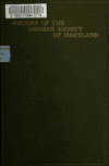 Book preview: History of the German society of Maryland by Louis Paul Hennighausen