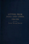 Book preview: Letters from India and China during the years 1854-1858 by Robert William Danvers