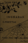 Book preview: Ingraban, the second novel of a series entitled 0ur forefathers by Gustav Freytag