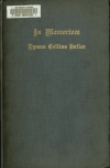 Book preview: In memoriam Lyman Collins Butler Jan. 2, 1888-June 20, 1917 by William Lyon Mackenzie