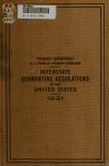 Book preview: Interstate quarantine regulations of the United States by United States. Public Health Service