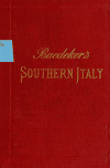 Book preview: Italy : handbook for travellers : third part, Southern Italy and Sicily by Karl Baedeker (Firm)
