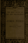 Book preview: John Ford; ed. with introduction and notes by John Ford