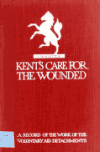 Book preview: Kent's care for the wounded by Paul Creswick