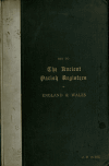 Book preview: Key to the ancient parish registers of England & Wales by Arthur Meredyth Burke