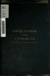 Book preview: Kurukh grammar by Ferdinand Hahn