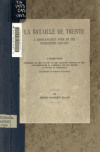 Book preview: La bataille de trente, a Middle-French poem of the fourteenth century .. by Henry Raymond Brush