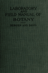 Book preview: Laboratory and field manual of botany by Joseph Y. (Joseph Young) Bergen