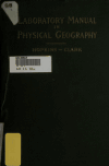 Book preview: Laboratory manual in physical geography by Thomas Cramer Hopkins