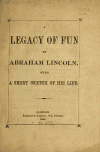 Book preview: A legacy of fun by Abraham Lincoln