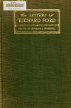 Book preview: The letters of Richard Ford, 1797-1858 by Richard Ford