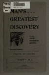 Book preview: Man's greatest discovery. Six soul culture essays .. by Henry Harrison Brown