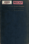Book preview: Massachusetts general hospital. Memorial & historical volume by Massachusetts General Hospital