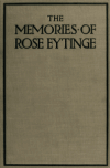 Book preview: The memories of Rose Eytinge : being recollections & observations of men, women, and events, during half a century by Rose Eytinge