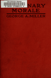 Book preview: Missionary morale by George A. (George Amos) Miller