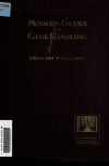 Book preview: Modern glues and glue testing (other than water proof glues) by Clyde Harry Teesdale