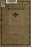 Book preview: The Morris plan of industrial loans and investments by New York Industrial Finance Corporation