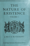 Book preview: The nature of existence by John McTaggart Ellis McTaggart