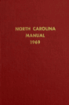 Book preview: North Carolina manual [serial] (Volume 1969) by North Carolina. Secretary of State