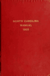 Book preview: North Carolina manual [serial] (Volume 1955) by North Carolina. Secretary of State