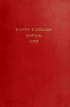 Book preview: North Carolina manual [serial] (Volume 1957) by North Carolina. Secretary of State
