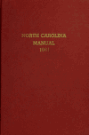 Book preview: North Carolina manual [serial] (Volume 1961) by North Carolina. Secretary of State