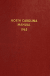 Book preview: North Carolina manual [serial] (Volume 1963) by North Carolina. Secretary of State