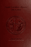 Book preview: North Carolina manual [serial] (Volume 2003-2004) by North Carolina. Secretary of State