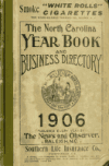 Book preview: The North Carolina year book and business directory [serial] (Volume 1906) by George Stronach