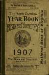 Book preview: The North Carolina year book and business directory [serial] (Volume 1907) by Wease Bollman