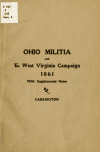 Book preview: Ohio militia and the West Virginia campaign, 1861. Address of General Carrington, to Army of West Virginia, at Marietta, Ohio, Sept. 10, 1870 (Volume by Henry Beebee Carrington