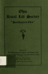 Book preview: Ohio rural life survey. Southeastern Ohio .. by Presbyterian Church in the U.S.A. Board of Home Mi