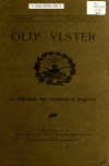 Book preview: Olde Ulster : an historical and genealogical magazine (Volume yr.1908) by Connecticut. cn