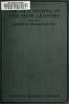 Book preview: Old gospel in the new century by James Dailey McCaughtry