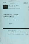 Book preview: On the adiabatic theorem in quantum theory. Part II by Kurt Otto Friedrichs