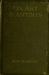 Book preview: On art and artists by Max Simon Nordau