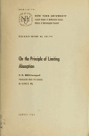 Book preview: On the principle of limiting absorptions; by D. M Eidus