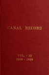 Book preview: Panama Canal record (Volume v.22(1928-29)) by Isthmian Canal Commission (U.S.
